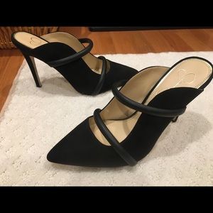 Jessica Simpson Mule Stilettos Black